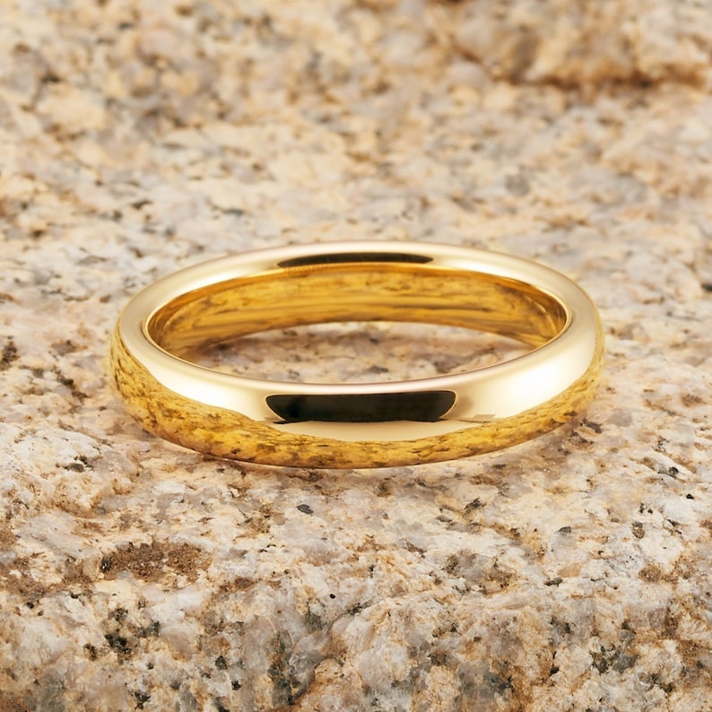 Yellow Gold Tungsten  Ring Amour