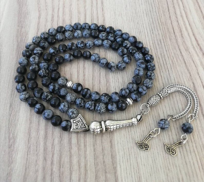 99Beads Obsidian stone Prayer Beads