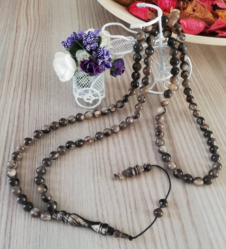 99 Buffalo Horns Prayer Beads