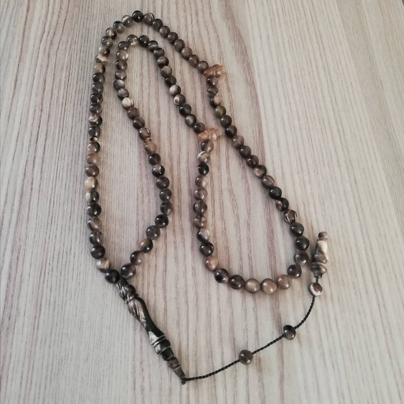 99 Buffalo Horns Prayer Beads