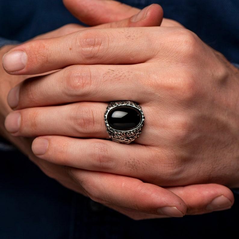 Onyx Silver ring Authentic(More Stones)