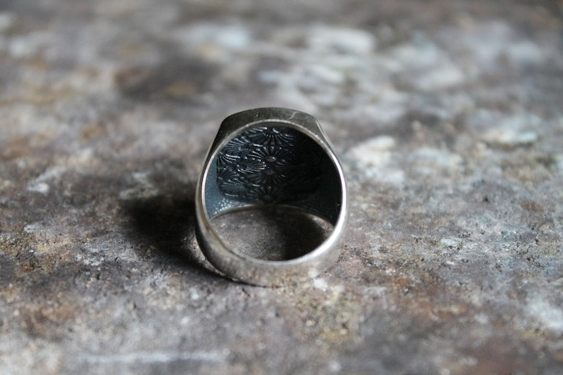 Onyx Silver Ring - Standard