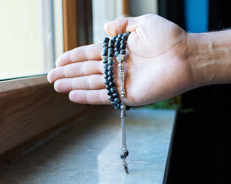 99Beads Obsidian stone Prayer Beads