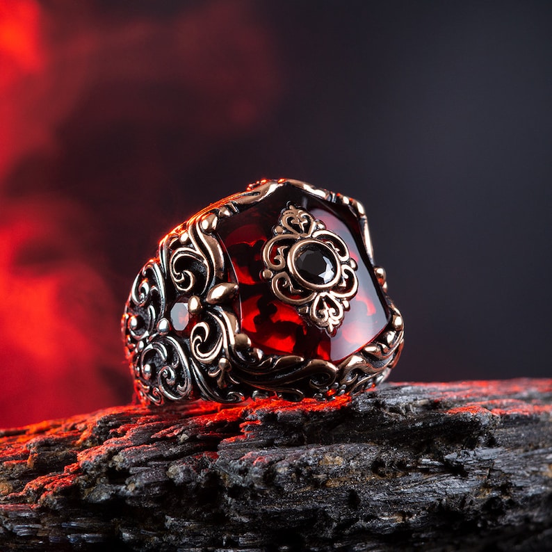 Onyx Silver Ring - Ottoman Kingdom