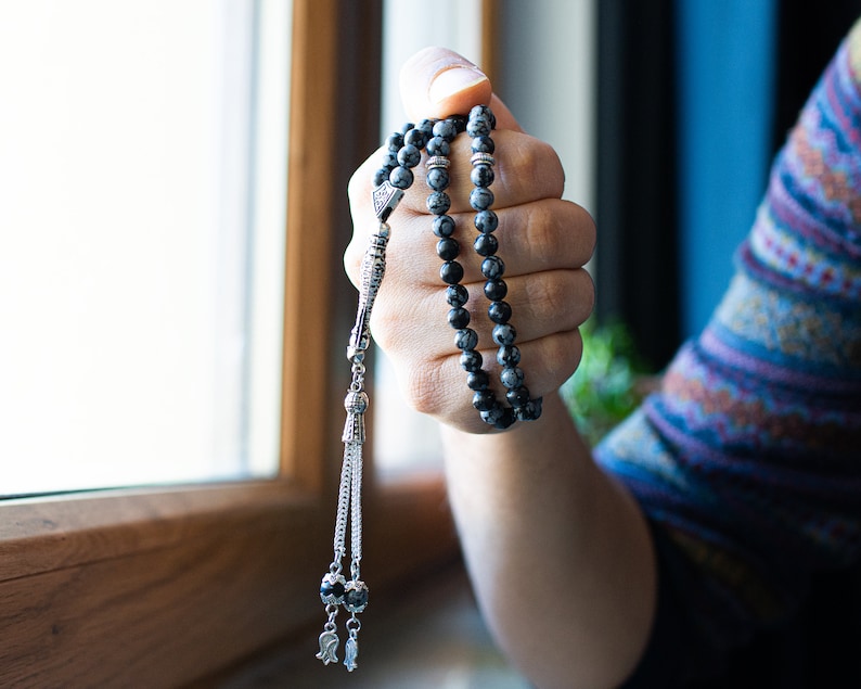 99Beads Obsidian stone Prayer Beads