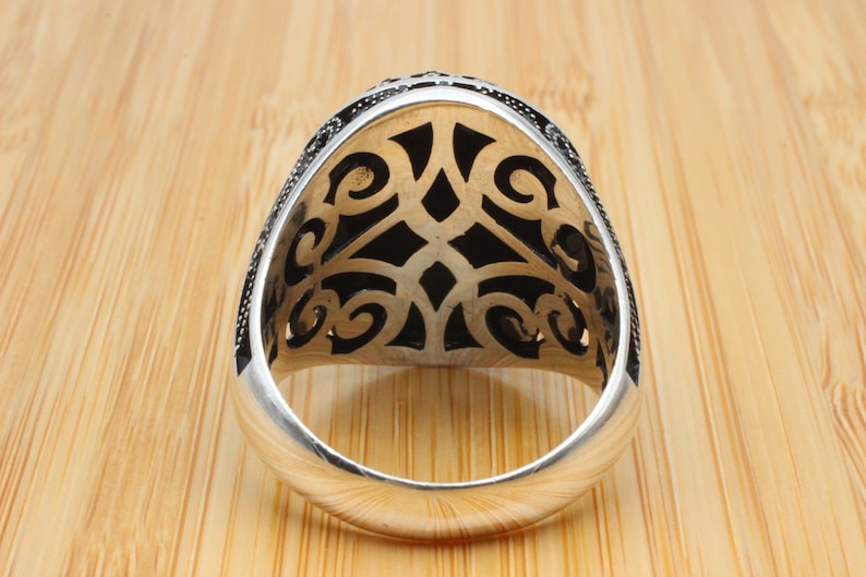 Onyx Silver ring-SilverShadow