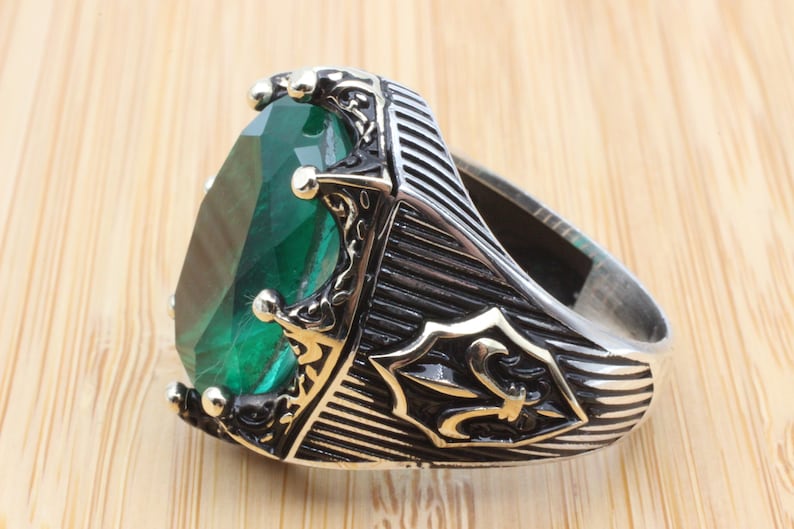 Tourmaline Ring Silver-Hidden Forest