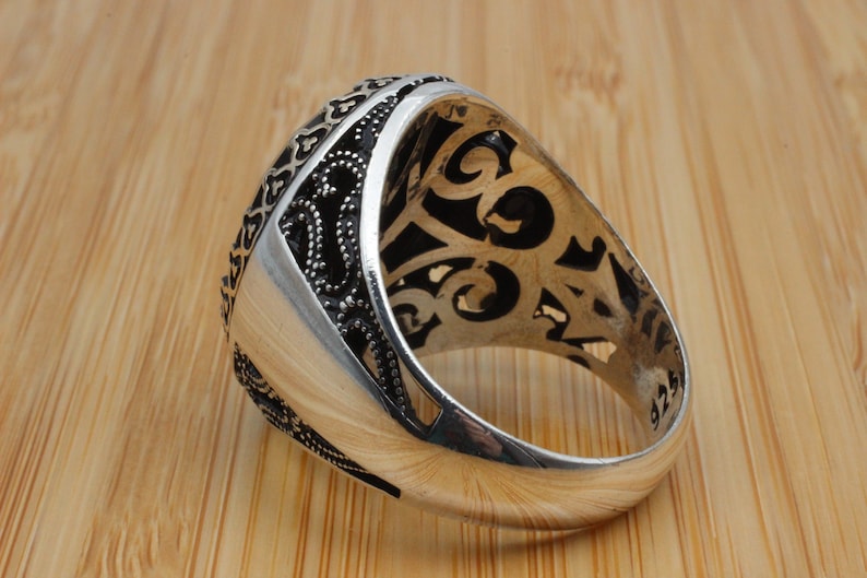 Onyx Silver ring-SilverShadow