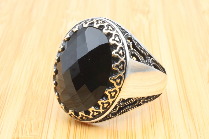 Onyx Silver ring-SilverShadow