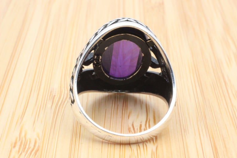 Amethyst Silver ring-Ottoman