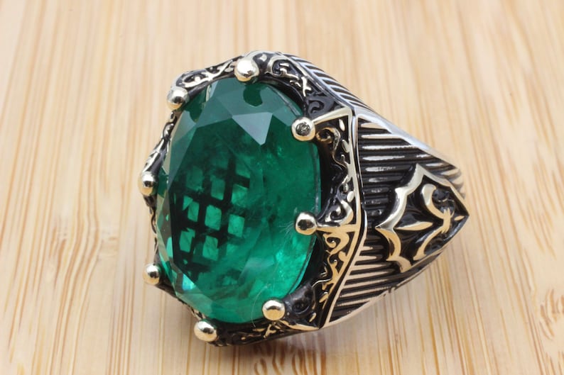 Tourmaline Ring Silver-Hidden Forest