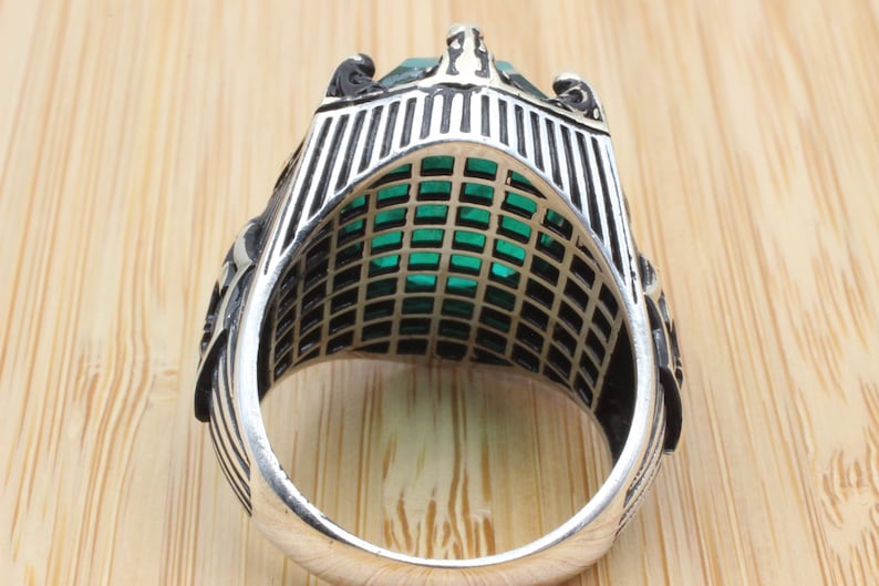 Tourmaline Ring Silver-Hidden Forest