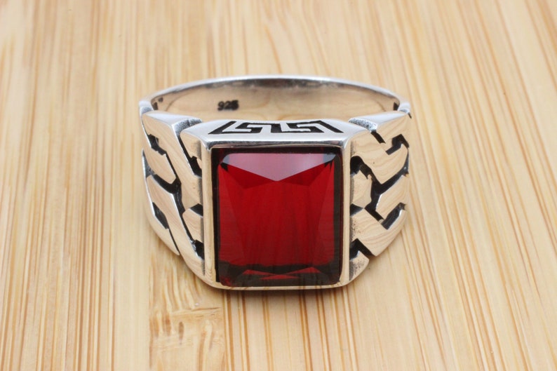 Ruby Silver ring-Starlight