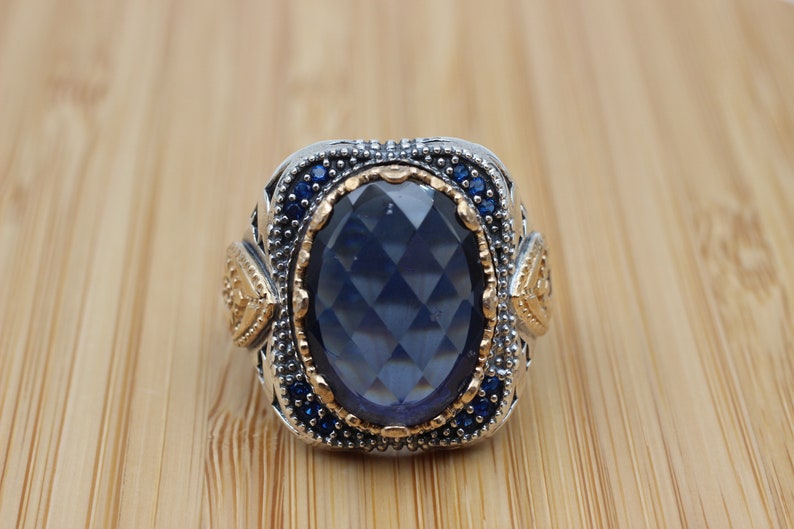 Sapphire Ring Silver-Emperor