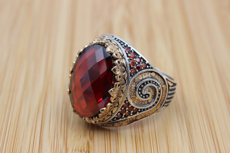 Ruby Silver Ring-Ottoman2