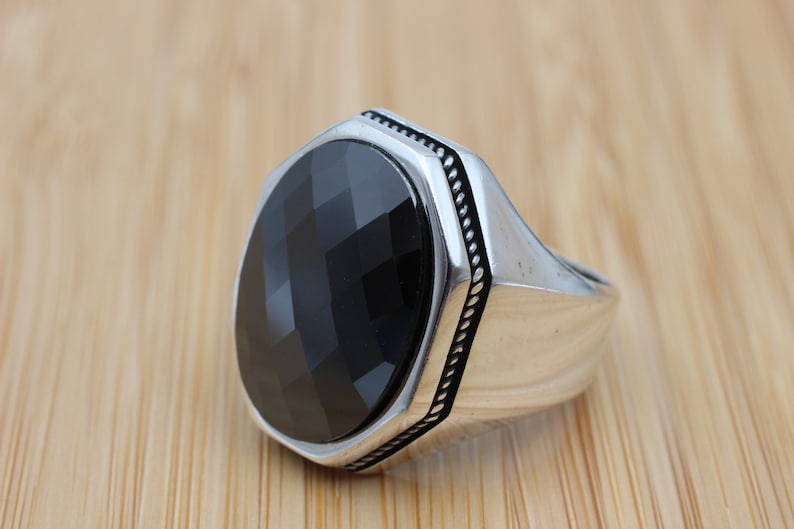 Onyx Silver ring-Silverado