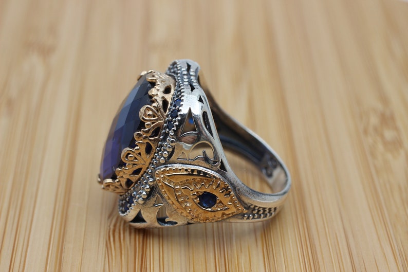 Sapphire Ring Silver-Emperor