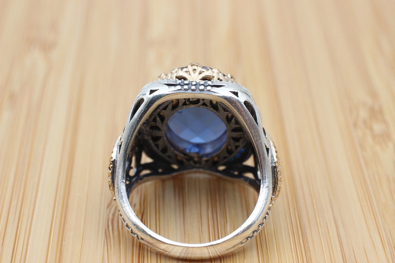 Sapphire Ring Silver-Emperor