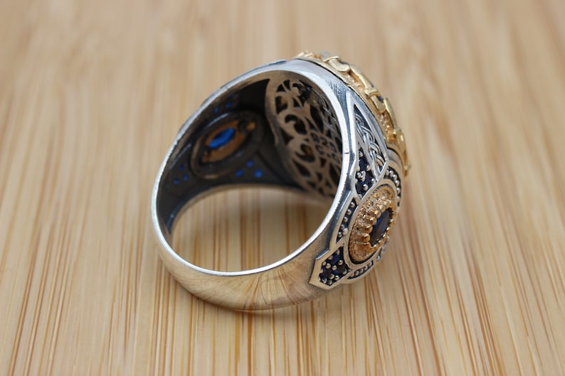 Sapphire Ring Silver-Silent Sky