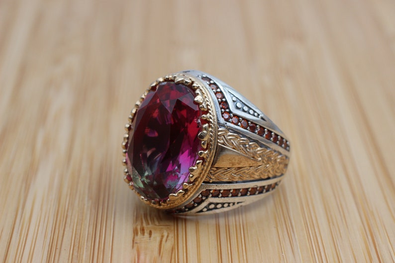 Tourmaline Ring Silver-MultiGem