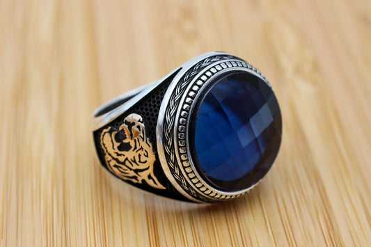 Sapphire Ring Silver-Beast