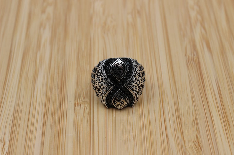 Onyx Silver ring-DarkLord