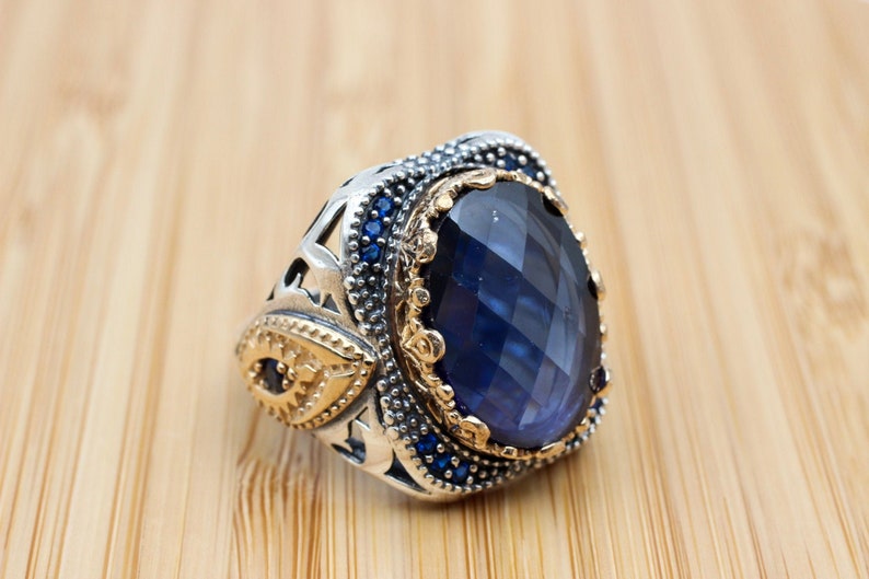 Sapphire Ring Silver-Emperor