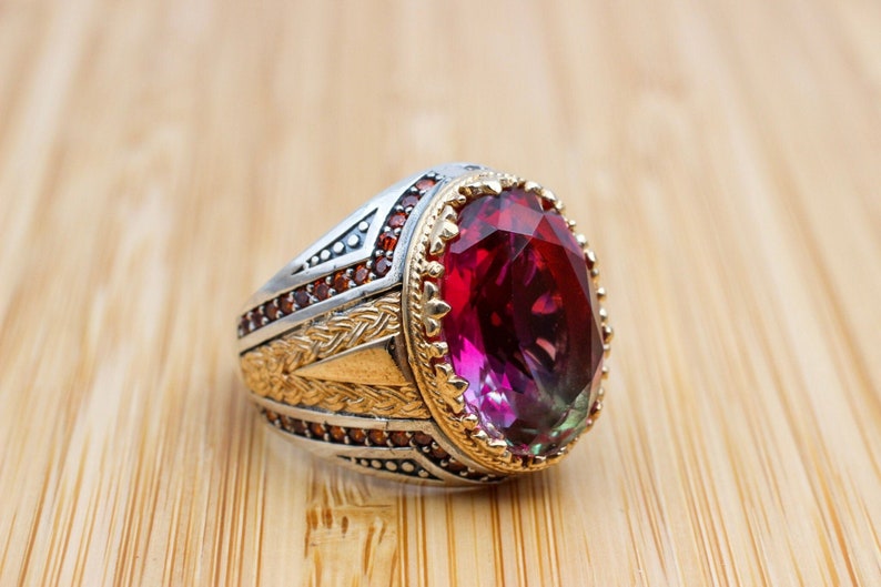 Tourmaline Ring Silver-MultiGem