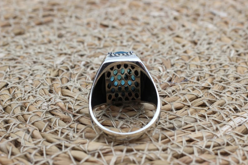 Aquamarine Silver ring-Seashore