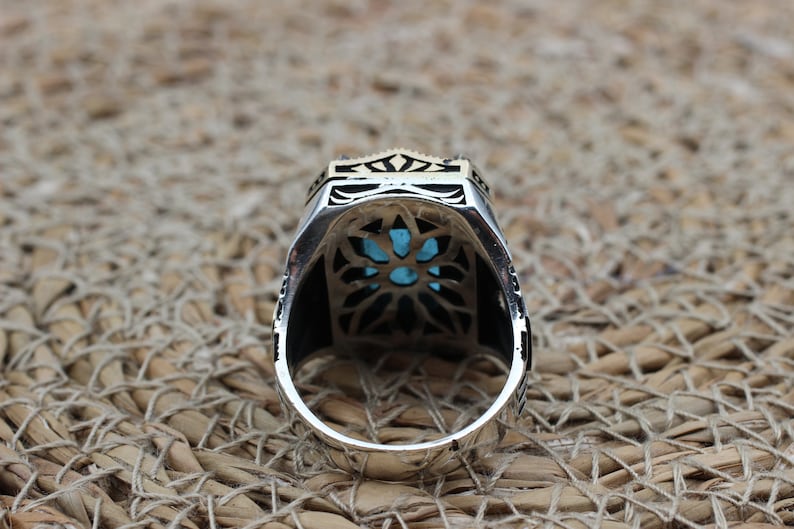 Aquamarine Silver ring-Blue Eyes