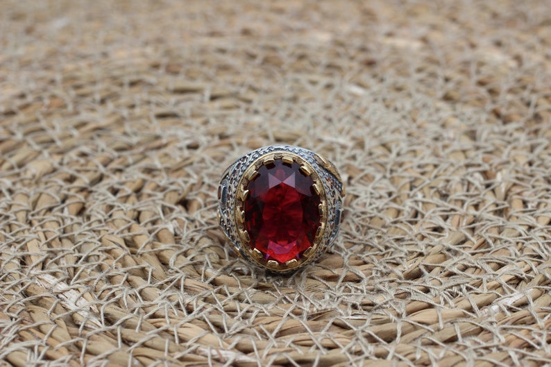 Ruby Silver Ring-Masterpiece