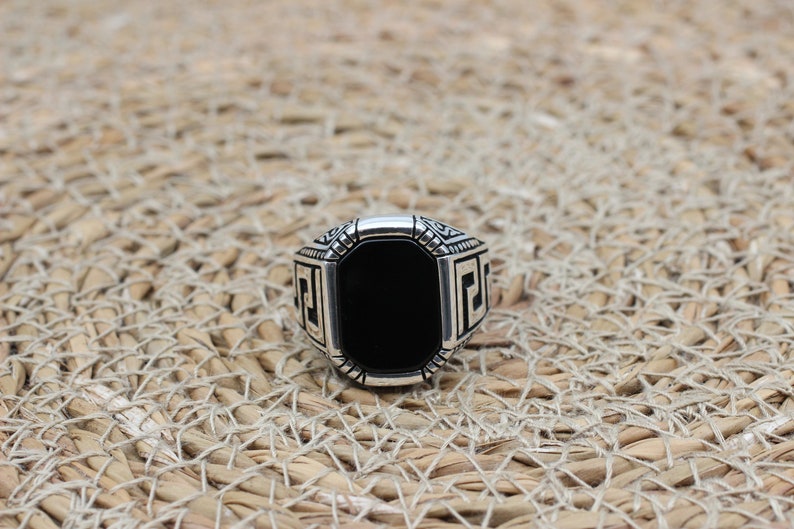 Onyx Silver ring-Inner Spirit