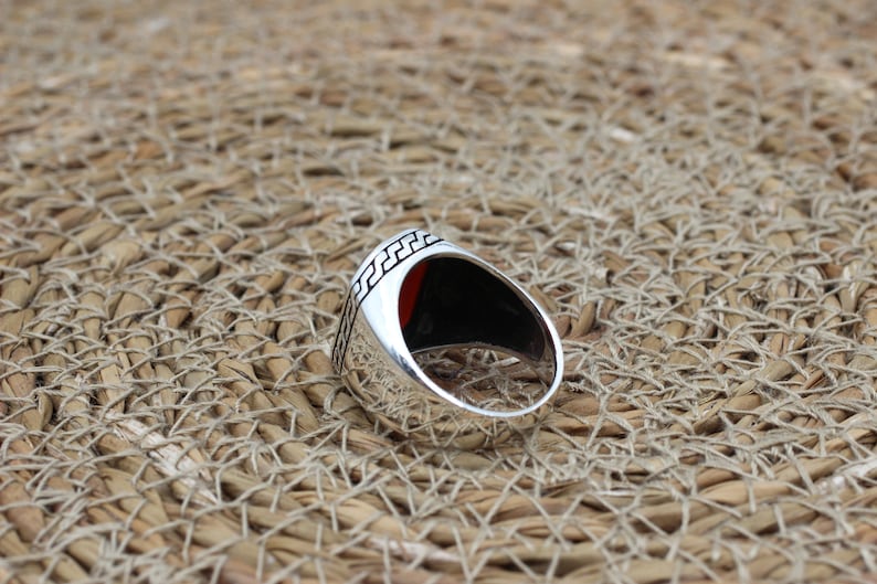 Aqeeq Silver ring for Men Believer