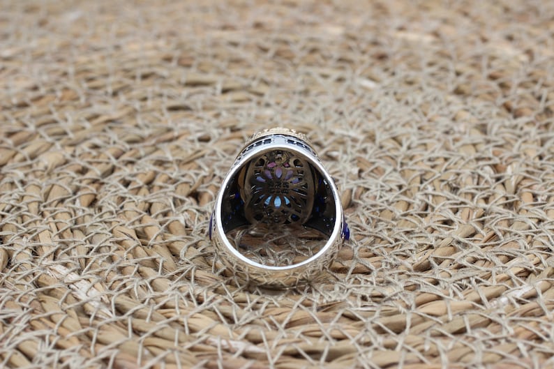 Tourmaline Ring Silver-Mystique Blue