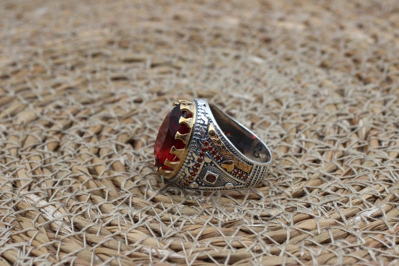 Ruby Silver Ring-Masterpiece