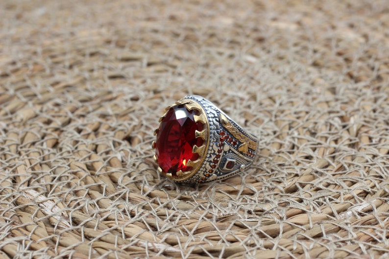 Ruby Silver Ring-Masterpiece