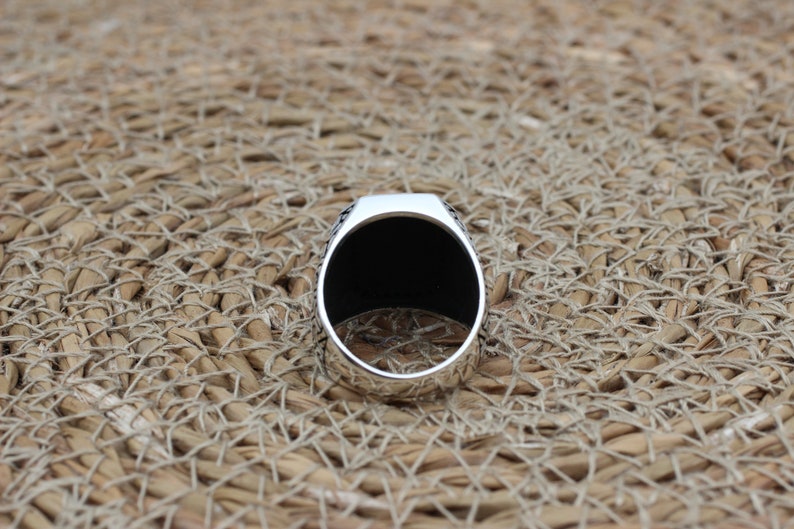 Onyx Silver ring-Matrix