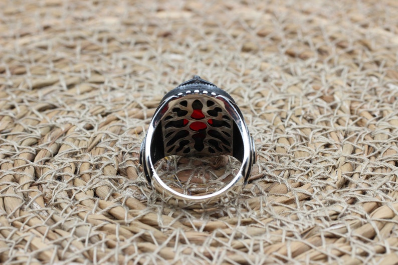 Ruby Silver ring-Scarlet