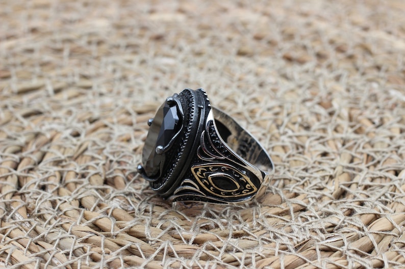 Onyx Silver ring-Assasin