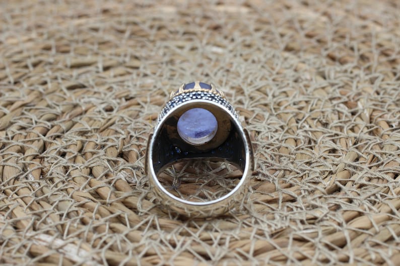 Tourmaline Ring Silver-Hidden Beauty