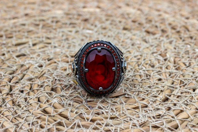 Ruby Silver ring-Scarlet