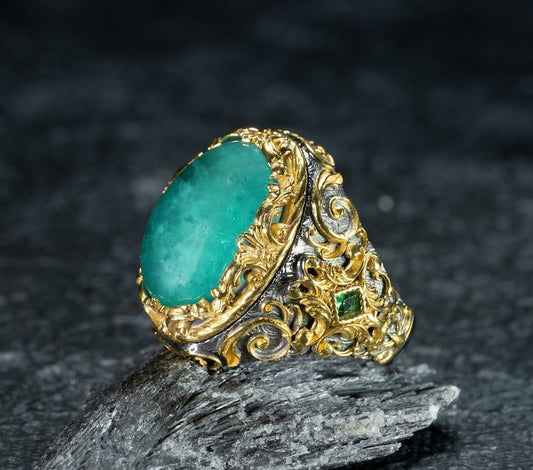 Green paraiba Ring