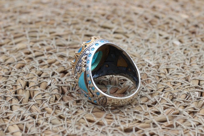 Aquamarine Silver ring-Ocean Kingdom