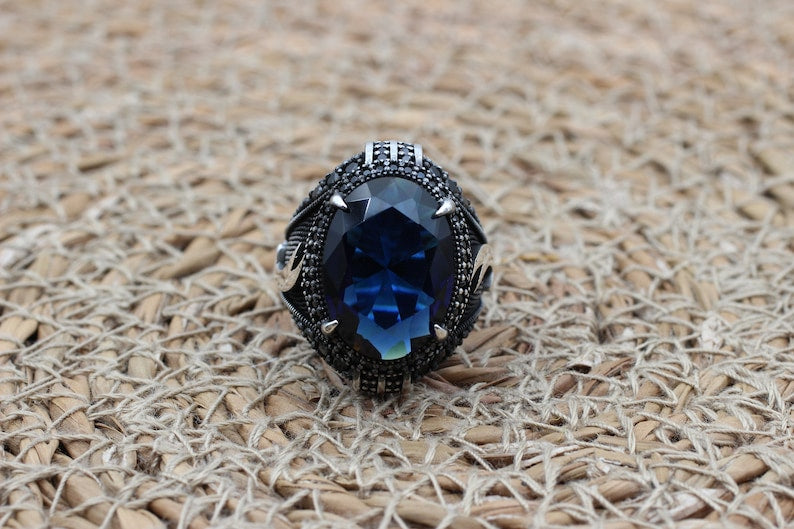 Sapphire Ring Silver-Royal Blade