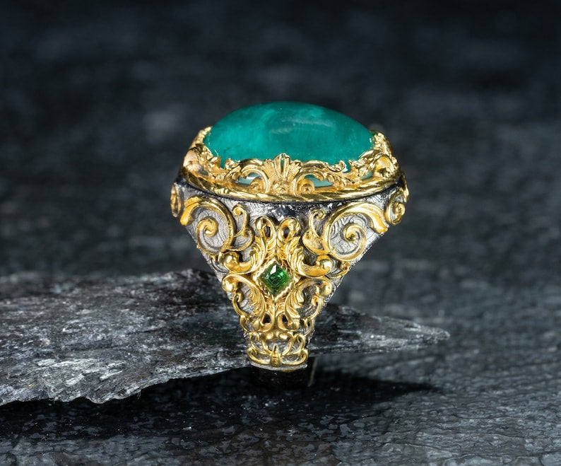 Green paraiba Ring