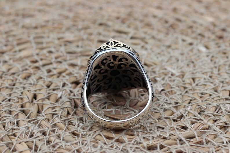 Onyx Silver ring-Nightfall