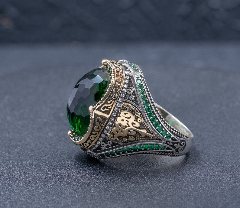 Royal Green Zircon Ring