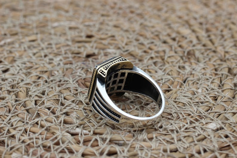 Tiger eye Silver ring for Men Serene Balance