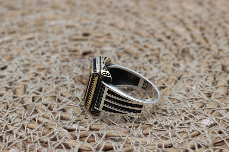 Tiger eye Silver ring for Men Serene Balance