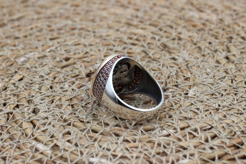 Ruby Silver Ring-Redrose